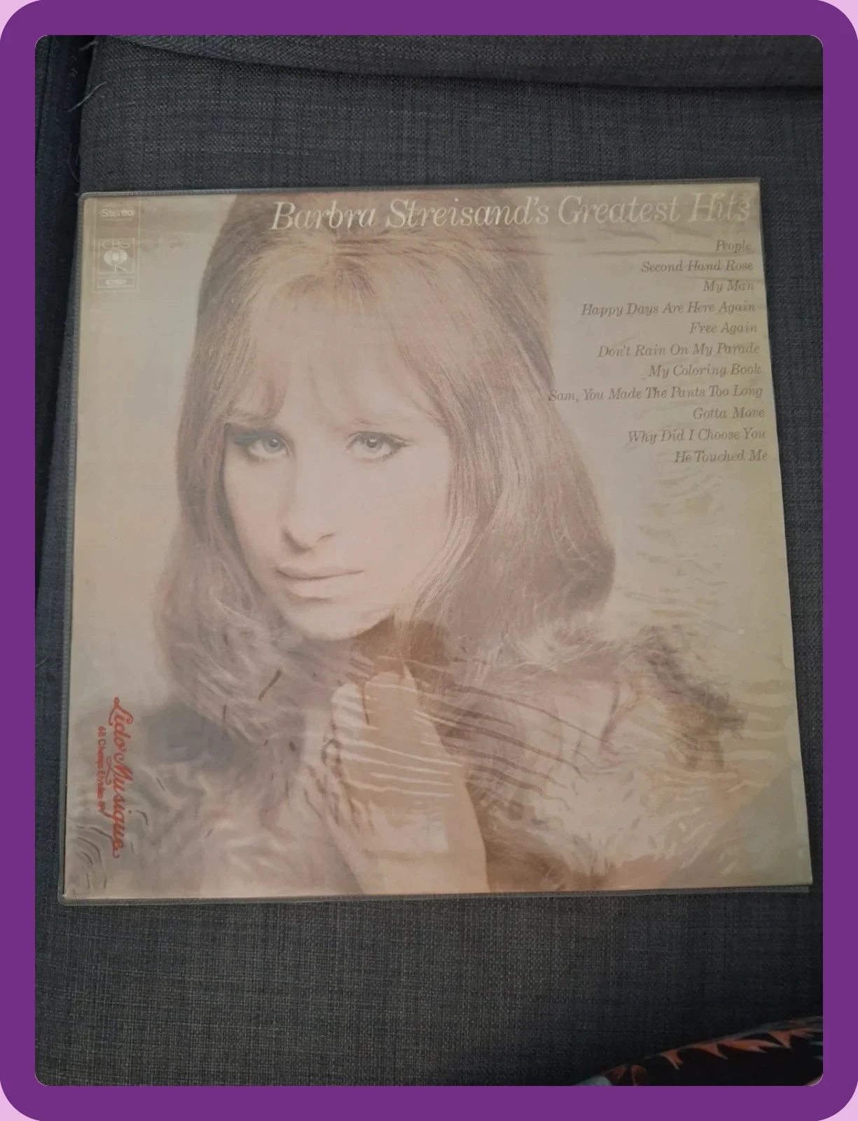 Barbra Streisand Greatest Hits 33T